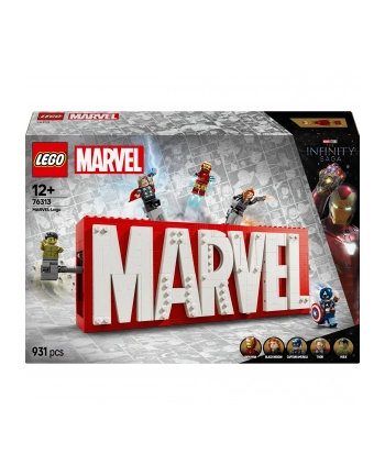 LEGO 76313 SUPER HEROES Logo MARVEL z minifigurkami