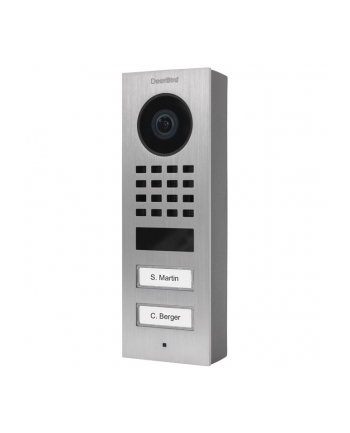Doorbird D1102V Aufputz Wideodomofon Ip Wlan Lan Jednostka Zewnętrzna Stal Szlachetna V2A Szczotkowana D1102VAUFPUTZ