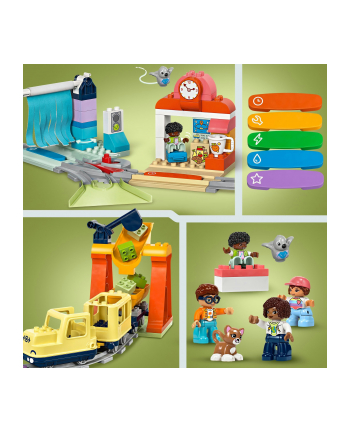 LEGO 10428 DUPLO TOWN Duży interaktywny pociąg miejski