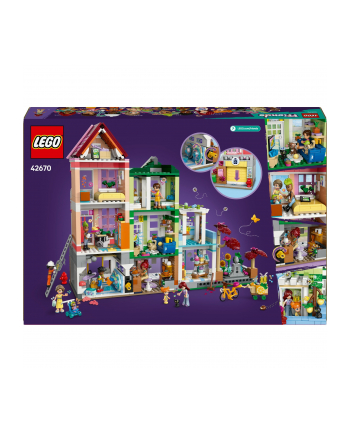 LEGO 42670 FRIENDS Mieszkania i sklepy w mieście Heartlake