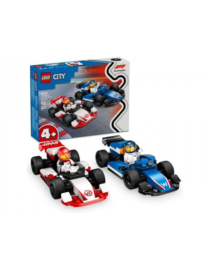 LEGO 60464 CITY F1 Bolidy Williams Racing i Haas F1 główny