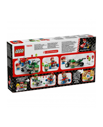 LEGO 72034 SUPER MARIO Mario Kart - Baby Mario kontra Baby Luigi