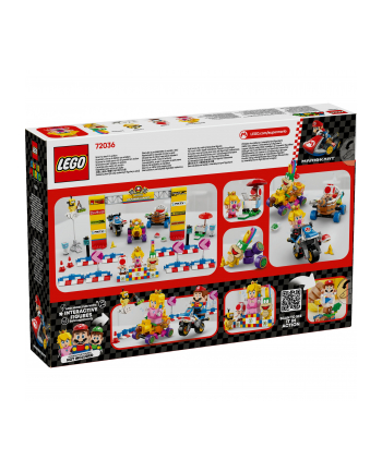 LEGO 72036 SUPER MARIO Mario Kart - Zestaw Baby Peach i Grand Prix