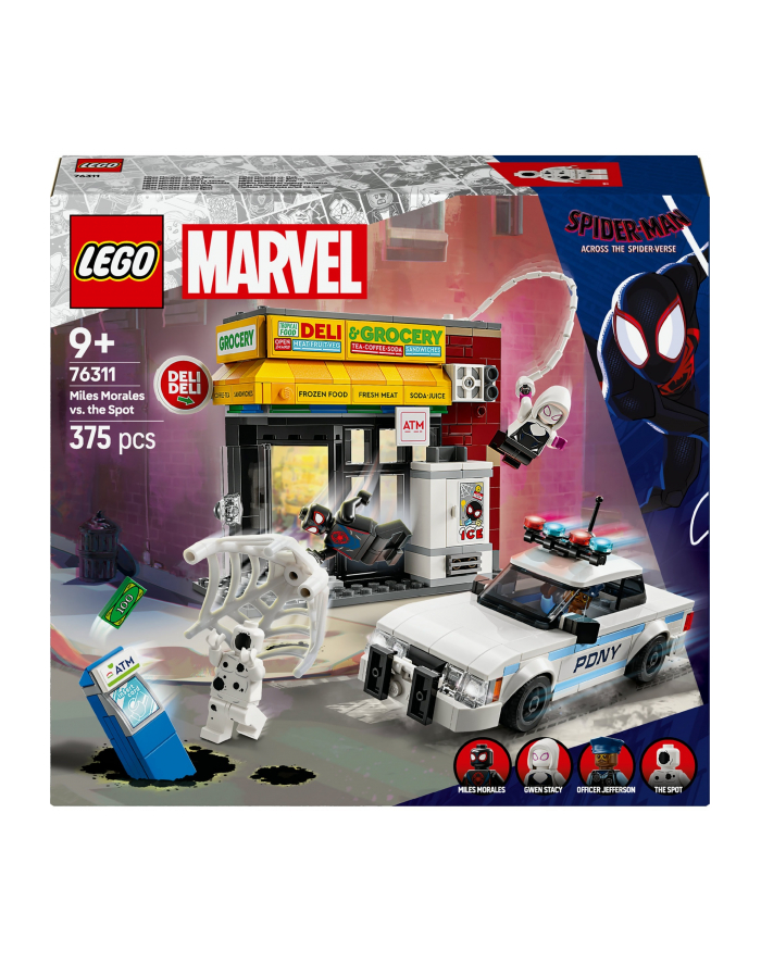 LEGO 76311 SUPER HEROES Multiwersum: Miles Morales kontra Spot główny