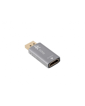 lanberg Adapter Displayport(M)- HDMI(F)4K srebrny