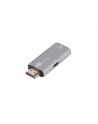 lanberg Adapter HDMI(M)-Displayport(F)4K srebrny - nr 4