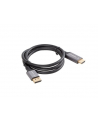 lanberg Kabel Displayport(M)-HDMI(M) 1M 4K czarno-srebrny - nr 3