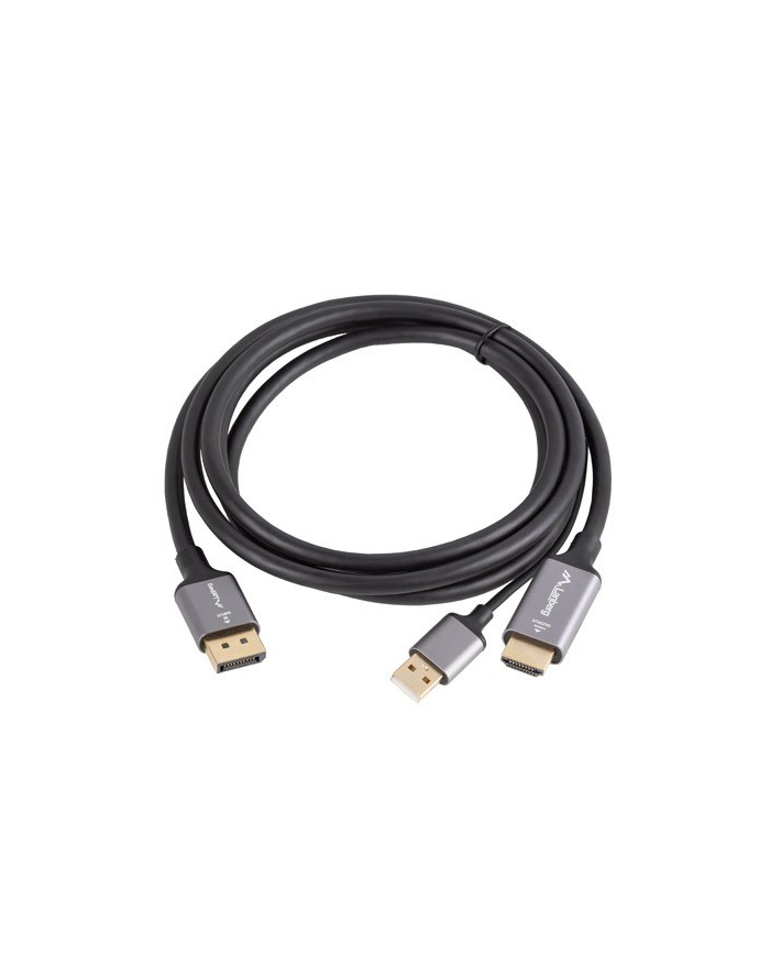 lanberg Kabel HDMI(M)-Displaypor(M) 1.8M 4K czarny główny