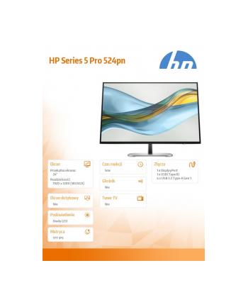 hp inc. Monitor S5 Pro 524pn WUXGA         9D9A7AA#ABB