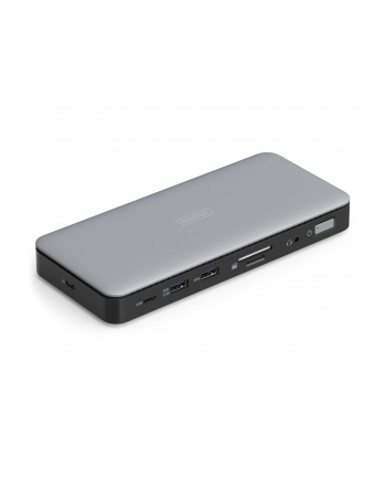 digitus Stacja dokująca USB Typ C 11-portów 2x HDMI 1x DisplayPort 4K/60Hz DC-Jack 150W