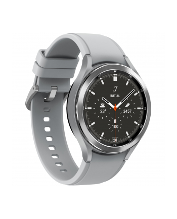 Samsung Galaxy Watch4 Classic 3,56 cm (14'';) OLED 46 mm Cyfrowy 450 x 450 px Ekran dotykowy Srebrny Wi-Fi GPS