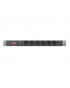 lanberg Listwa zasilająca rack PDU 19 cali 1U 16A 5xschuko 2m czarna - nr 4