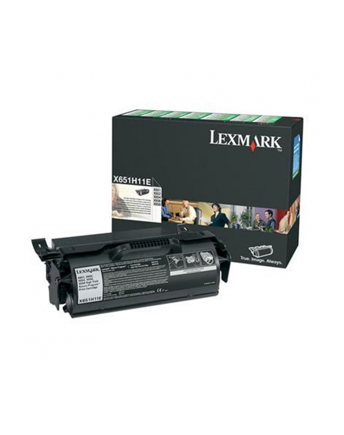 Toner Lexmark X651/654 Black (wyd. 25000 str.) główny