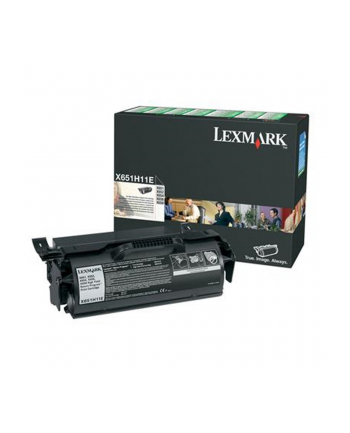 Toner Lexmark X651/654 Black (wyd. 25000 str.)