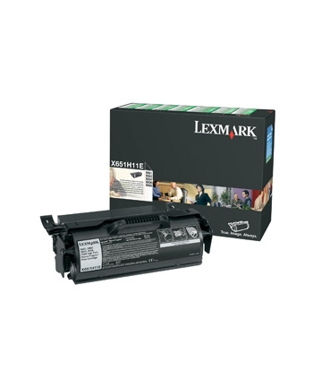 Toner Lexmark X651/654 Black (wyd. 25000 str.)