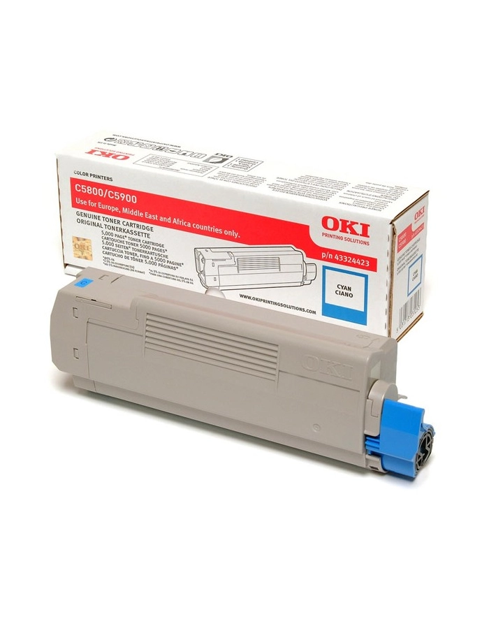 Toner OKI C5550MFP (cyan) główny