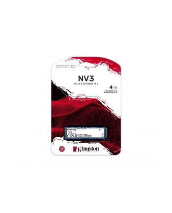 kingston Dysk SSD NV3 4TB M.2 2280 PCI-e 4.0 NVMe 6000/5000