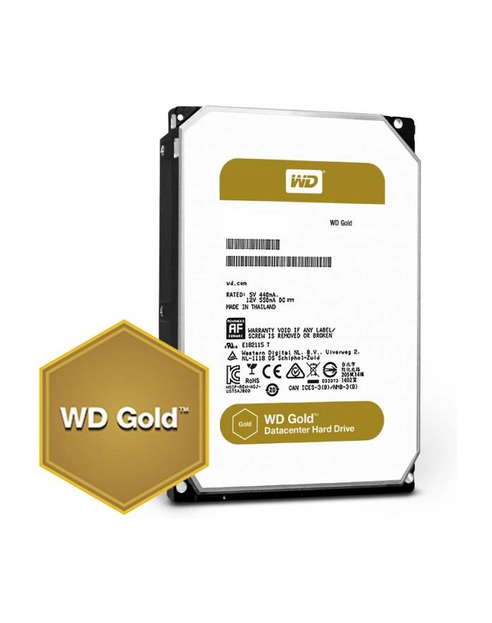 western digital Dysk HDD GOLD Enterprise 4TB 3,5 SATA WD4004FRYZ główny