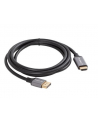 lanberg Kabel Displayport(M)-HDMI(M)1.8M 4K czarno-srebrny - nr 4