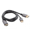 lanberg Kabel HDMI(M)-Displayport(M) 1M 4K czarny - nr 1