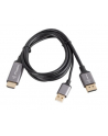 lanberg Kabel HDMI(M)-Displayport(M) 1M 4K czarny - nr 3