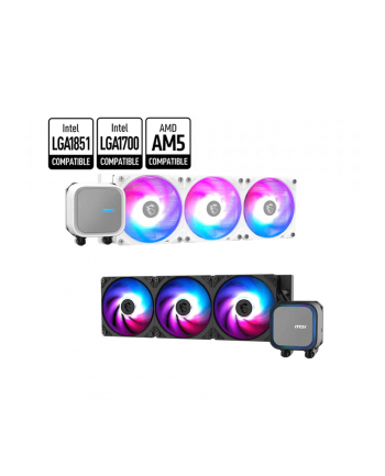 msi Chłodzenie procesora MAG CORELIQUID A13 360 360mm ARGB 306-7ZWDA21-L80 białe
