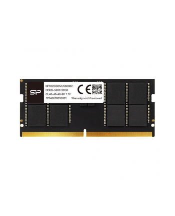 Silicon Power DDR5 SODIMM 32GB (1x32GB) 5600MHz CL46 1,1V