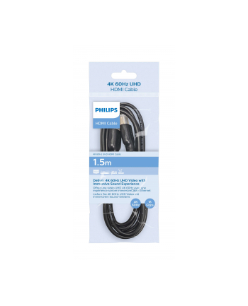 Philips HDMI 2.0 Cable male to male cable 1,5m