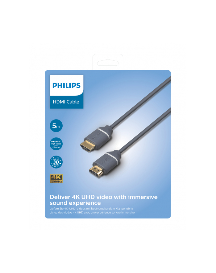 Philips HDMI 2.0 Cable male to male cable 5m główny