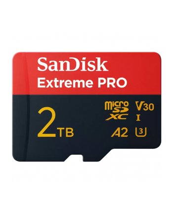 SanDisk microSDXC 2TB Extreme Pro A2 C10 V30 UHS-I U3