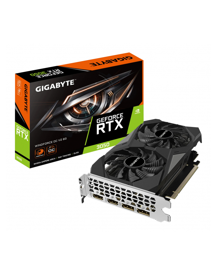 gigabyte Karta graficzna GeForce RTX 3050 WINDFORCE OC V2 6GB GDDR6 96bit 2DP/2HDMI główny