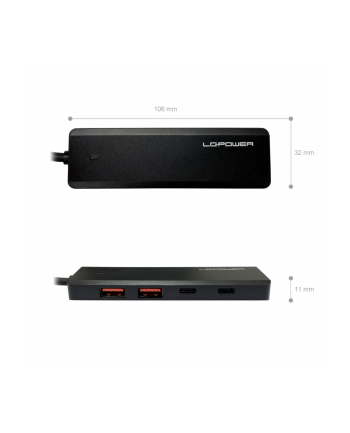 LC-Power LC-HUB-U3-4-c