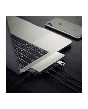 Satechi Type-C Pro Hub 4K HDMI with Ethernet silver