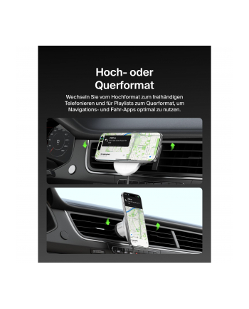 Belkin Magn.kabelloses Kfz-Lade- gerät Qi2 (15W), ohne Netzteil