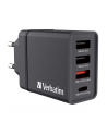 Verbatim USB Wall Charger 30W 1xUSB-C PD 3xUSB-A czarny 49700 - nr 16