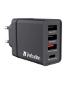 Verbatim USB Wall Charger 30W 1xUSB-C PD 3xUSB-A czarny 49700 - nr 9