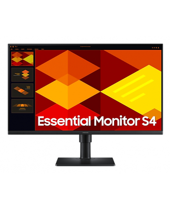 samsung Monitor 27 cali S40GD IPS 1920x1080 FHD 16:9 2xHDMI 1xDP 2xUSB-A 2.0 1xUSB-B 5ms 100Hz HAS+PIV płaski 3YOn-Site (LS27D400GAUXEN)