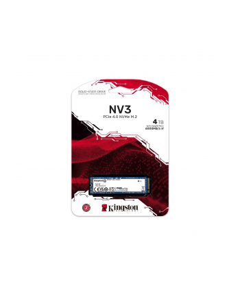 kingston Dysk SSD NV3 4TB M.2 2280 PCI-e 4.0 NVMe 6000/5000