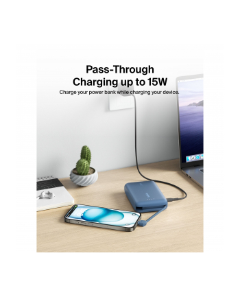 Belkin BOOST Charge Powerbk. 20W 10.000mAh USB-C blau  BPB021hqBL