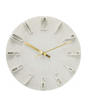 Hama Wanduhr Korfu beige    30cm 3D Ziffern                185880