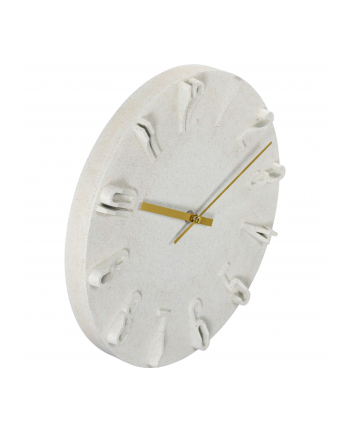 Hama Wanduhr Korfu beige    30cm 3D Ziffern                185880