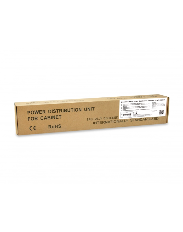Equip Listwa zasilająca Steckdosenleiste 19'' (1HE) 6 gniazd 1,8m Kabel (333312) główny