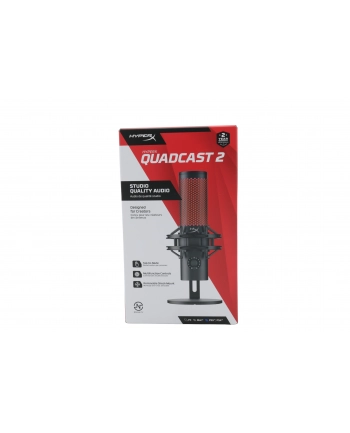 hyperx Mikrofon Quadcast 2 czarny