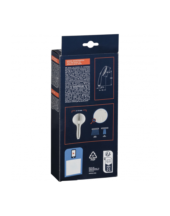 Grohe Tempesta 110 Handbrause 2 Strahlarten główny