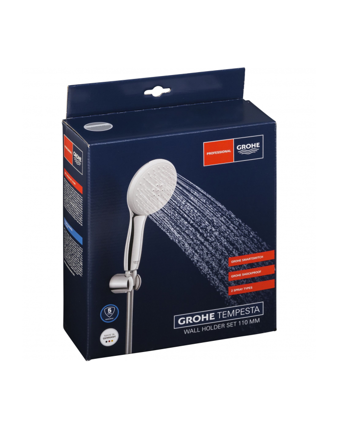 Grohe Tempesta 110 Wandhalterset 2 Strahlarten główny