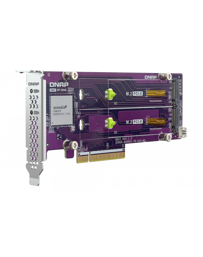qnap Karta rozszerzeń QM2-2P-384A Dual M.2 PCIe SSD główny