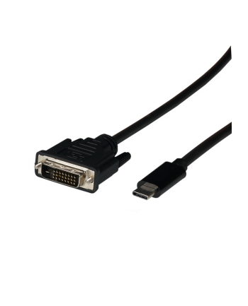 EFB-ELEKTRONIK  EBUSBC-DVIK.2 ADAPTER KABLA WIDEO 2 M USB TYPU C DVI-D CZARNY  () nr 1