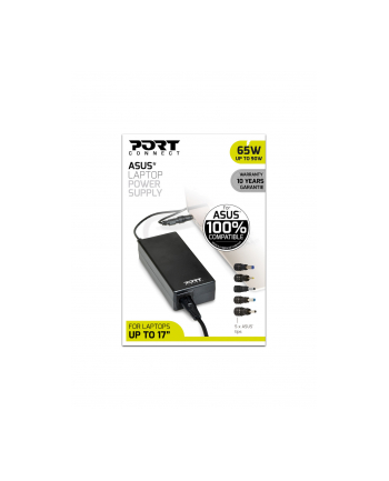 Port Designs Zasilacz do laptopa Port POWER SUPPLY 65 W- ASUS - EU (900093AS)