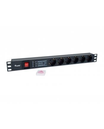 Equip Listwa zasilająca Steckdosenleiste 19'' (1HE) 6 gniazd (333317)