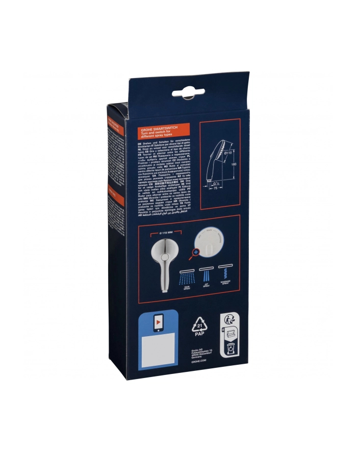 Grohe Tempesta 110 Handbrause 3 Strahlarten główny